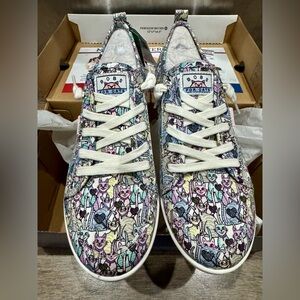 NEW Skechers BOBS Knitting Hearts Sneakers - Size 9.5